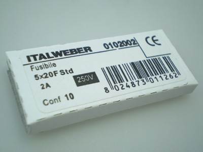 Zekering 2a (10 stuks) S43563