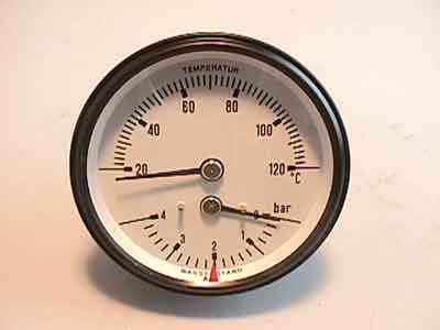 Thermo/manometer gas 1xr/e,b,a S30523