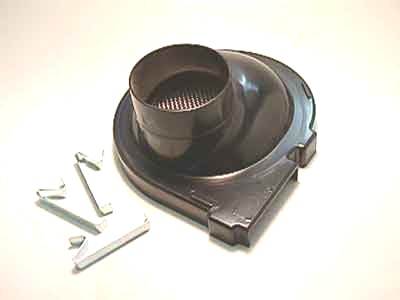 Ventilator mond m zeef en 3 klemmen 73420